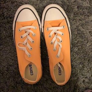 Orange Converse
